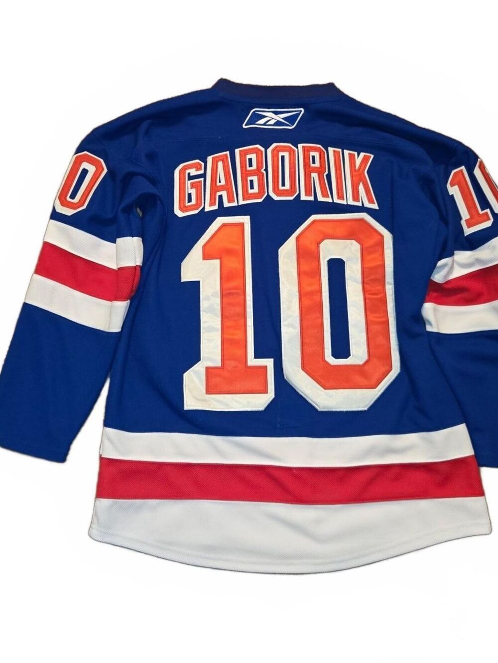 New York Rangers Jersey NHL Marian Gaborik Reebok Hockey CCM Blue Men Size 48